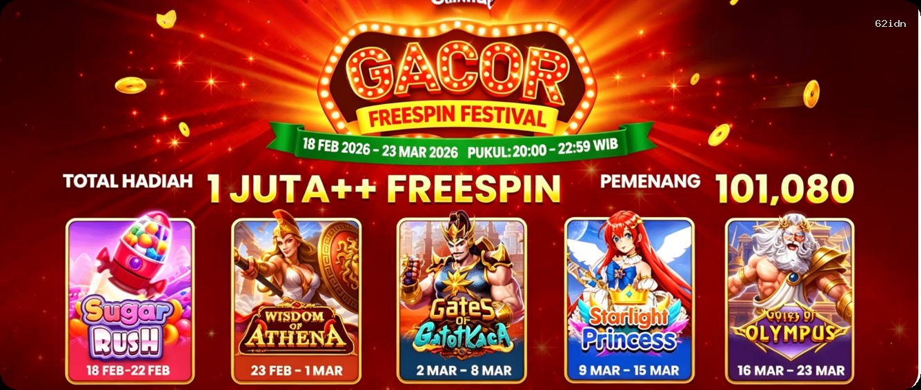 Login 62idn Sekarang Bonus Melimpah